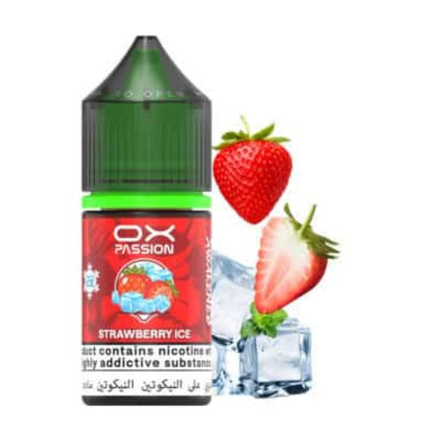 OX Passion SaltNic Strawberry Ice فراوله ايس