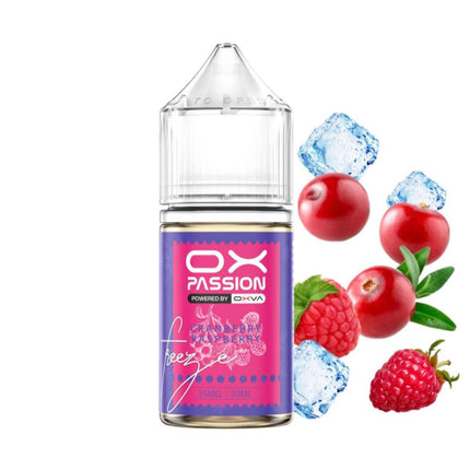 OX Passion SaltNic Super Cool Cran Berry Raspberry عصير توت ساقع