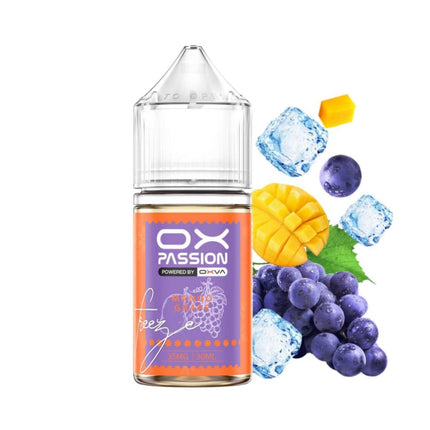 OX Passion SaltNic Super Cool Mango Grape مانجو عنب ساقع