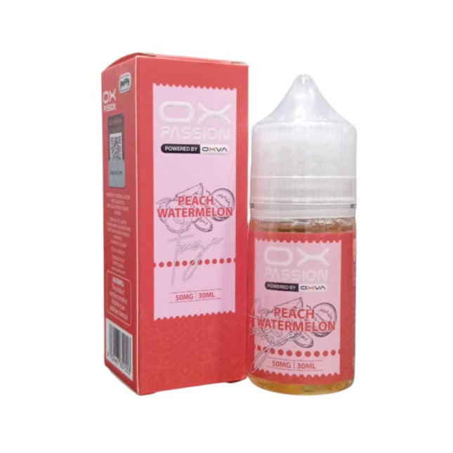OX Passion SaltNic Super Cool Peach Watermelon خوخ بطيخ ساقع