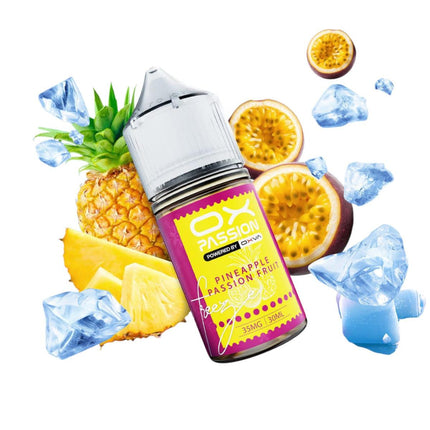 OX Passion SaltNic Super Cool Pinapple Passion Fruit باشون فروت اناناس ساقع