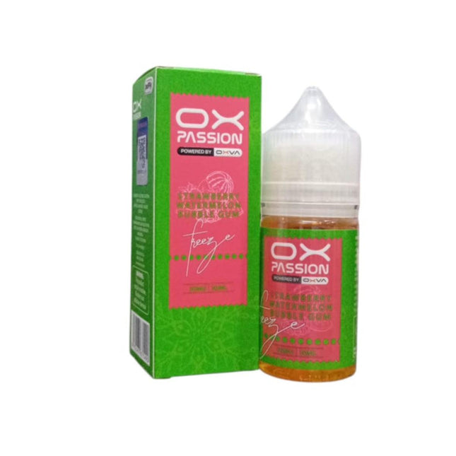 OX Passion SaltNic Super Cool Strawbery Watermelon Bubble Gum لبان بطيخ فراوله ساقع