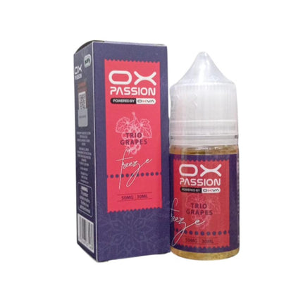 OX Passion SaltNic Super Cool Trio Grapes عنب ساقع