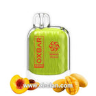 Oxbar G8k Mango Peach disposable vape with 8000 puffs, featuring mango and peach flavor, salt nicotine, and sleek design.