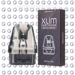 OXVA Xlim Cartridge for Vaping, replacement pod in black with visible mouthpiece and fill port, designed for OXVA Xlim device