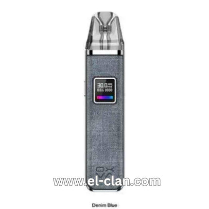 OXVA Xlim Pro Pod in brown leather, showcasing sleek design and compact vaporizer hardware for vaping enthusiasts.