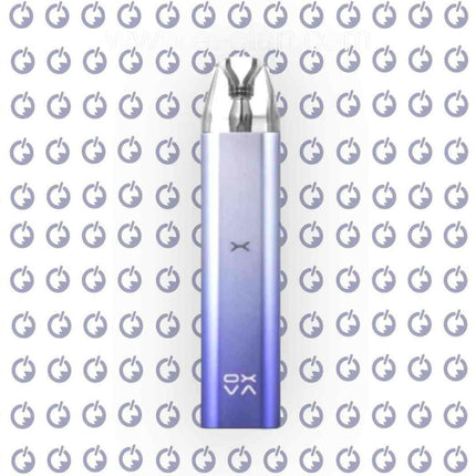 OXVA Xlim SE Pod in purple and silver, showcasing sleek design and pod hardware for vaping enthusiasts.