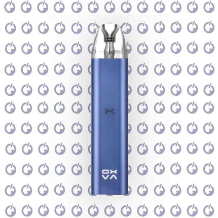OXVA Xlim SE Pod in purple and silver, showcasing sleek design and compact size for vaping hardware.