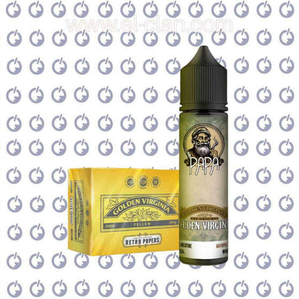 Papa Golden Virgine توباكو خشن - PaPa E-Juice -  الكلان فيب el-clan.