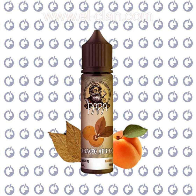 Papa Tobacco Apricot توباكو مشمش - PaPa E-Juice -  الكلان فيب el-clan.