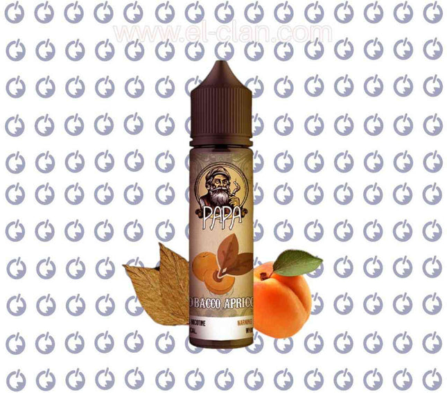 Papa Tobacco Apricot توباكو مشمش - PaPa E-Juice -  الكلان فيب el-clan.