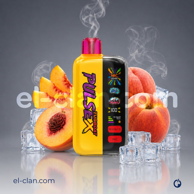 Tugboat Pulse X 50K Peach Ice خوخ ساقع