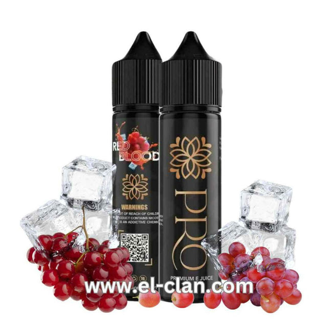 Pro Red Blood عنب احمر ساقع - Pro E-Juice -  الكلان فيب el-clan.