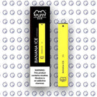 Puff bar banana ice disposable فيب بف بار موز ساقع - puff bar disposable -  الكلان فيب el-clan.