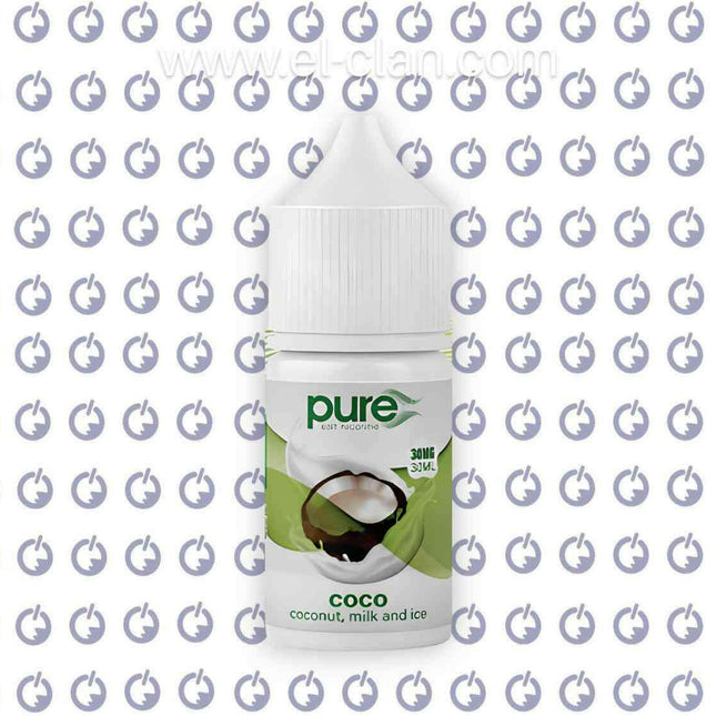 Pure Saltnic Cocoجوز هند لبن - Pure E-Juice -  الكلان فيب el-clan.