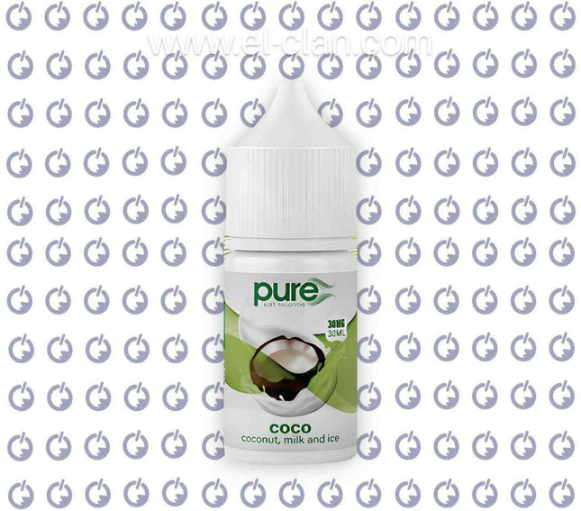 Pure Saltnic Cocoجوز هند لبن - Pure E-Juice -  الكلان فيب el-clan.