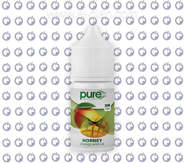 Pure Saltnic Horney مانجو ساقع - Pure E-Juice -  الكلان فيب el-clan.