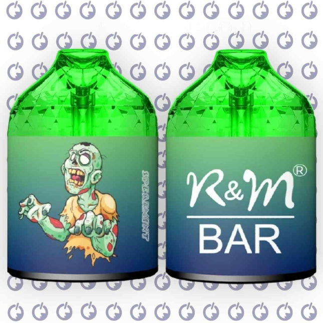 R and M Bar Spear Mint disposable نعناع - RandM Dazzle -  الكلان فيب el-clan.