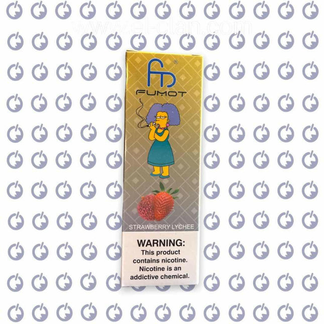 R and M Dazzle Strawberry Lychee disposable ليتشي فراوله - RandM Dazzle -  الكلان فيب el-clan.
