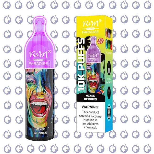R and M Paradise Mixed Berries disposable ميكس توت - RandM Dazzle -  الكلان فيب el-clan.
