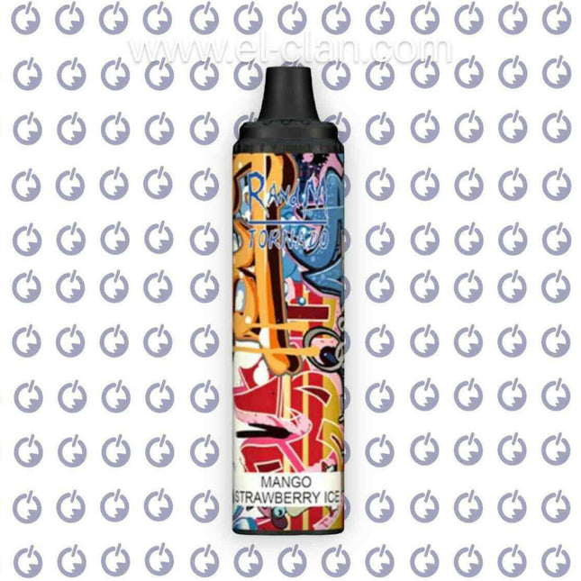 R and M Tornado 6000 Mango Strawberry Ice disposable فراوله مانجو - RandM Dazzle -  الكلان فيب el-clan.