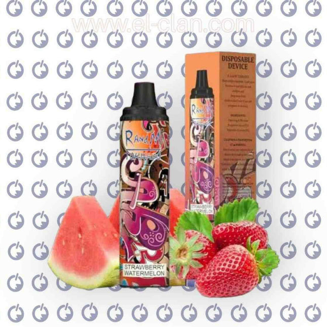 R and M Tornado 6000 Strawberry Watermelon disposable - el-clan.com