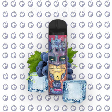 R and M Tornado 8000 Grape Ice disposable  عنب ساقع - RandM Dazzle -  الكلان فيب el-clan.