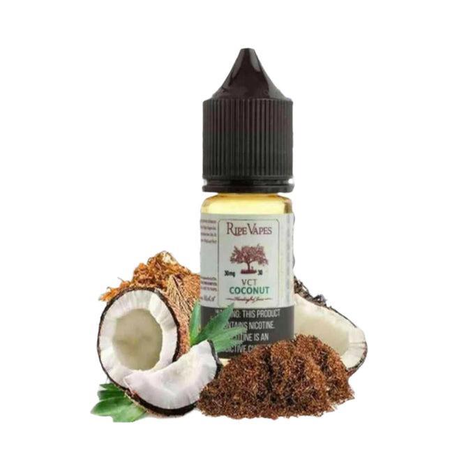 Ripe Vapes SaltNic VCT Coconut توباكو جوزهند - RIPE VAPES -  الكلان فيب el-clan.