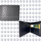 Grey Rolex wallet for men, showcasing a sleek design and premium craftsmanship, ideal for fashion-forward individuals.