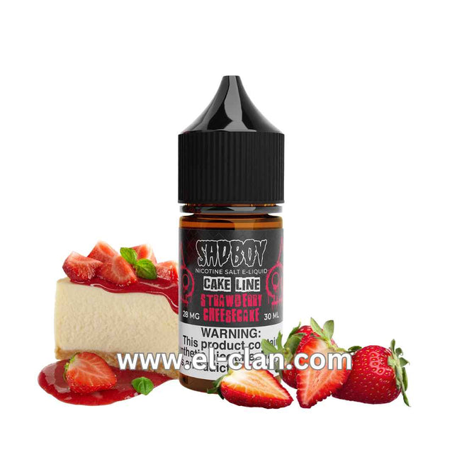 Sadboy SaltNic Strawberry Cheesecake تشيزكيك بالفراولة - Sadboy -  الكلان فيب el-clan.