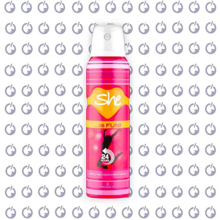 She Is Fun Deodorant Body Spray For Women سبراي شي اس - She -  الكلان فيب el-clan.