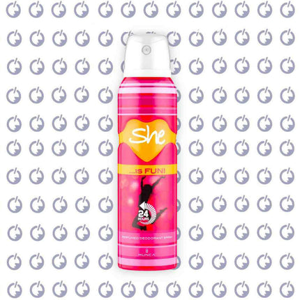 She Is Fun Deodorant Body Spray For Women سبراي شي اس - She -  الكلان فيب el-clan.