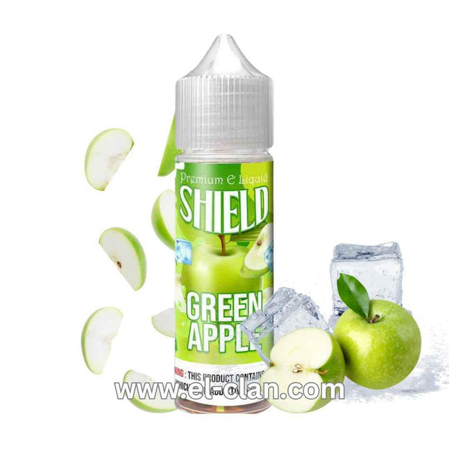 Shield Ice Green Apple تفاح ساقع - Shield e-juice -  الكلان فيب el-clan.