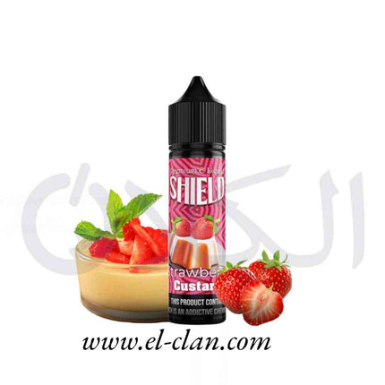 Shield Strawberry Custard فراولة كاستر - Shield e-juice -  الكلان فيب el-clan.