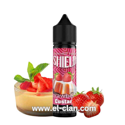 Shield Strawberry Custard فراولة كاستر - Shield e-juice -  الكلان فيب el-clan.