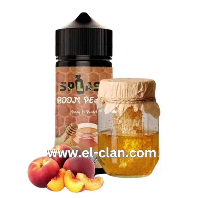 Splash Boom peach عسل خوخ - Splash E-Juice -  الكلان فيب el-clan.