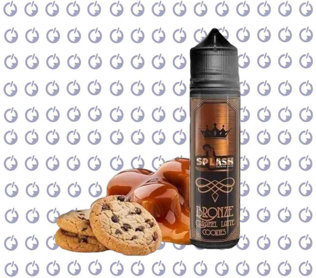 Splash Bronze كراميل لاتيه كوكيز - Splash E-Juice -  الكلان فيب el-clan.