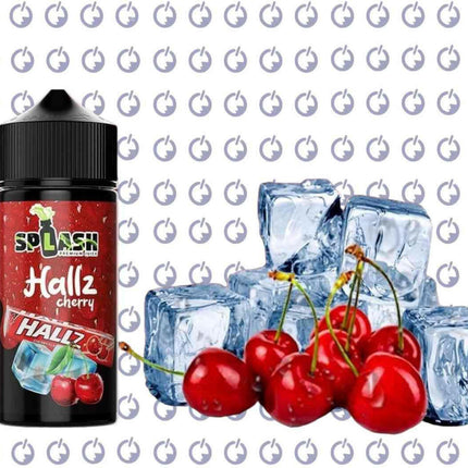 سائل فيب Splash Hallz Cherry Ice بنكهة كرز ونعناع ساقع، عبوة 100مل، بنسبة نيكوتين 3 ملغ، ليكويد محلي من Splash E-Juice