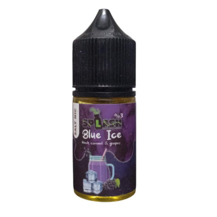 نقطة سائلة من Splash SaltNic Blue Ice بنكهة التوت والعنب الساقع زجاجة 30 مل لفيب ليكويد محلي