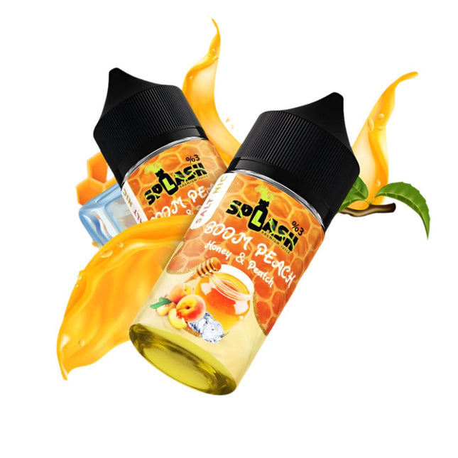 Splash SaltNic Boom peach Ice عسل خوخ ساقع