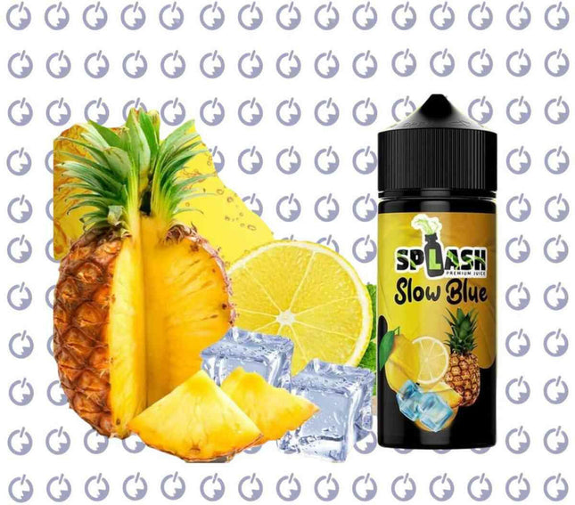 Splash Slow Blue اناناس برتقال ساقع - Splash E-Juice -  الكلان فيب el-clan.