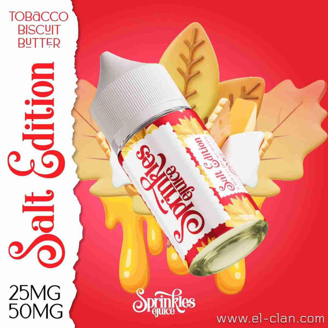 Sprinkles SaltNic Tobacco Biscuit Butter توباكو بسكويت زبدة