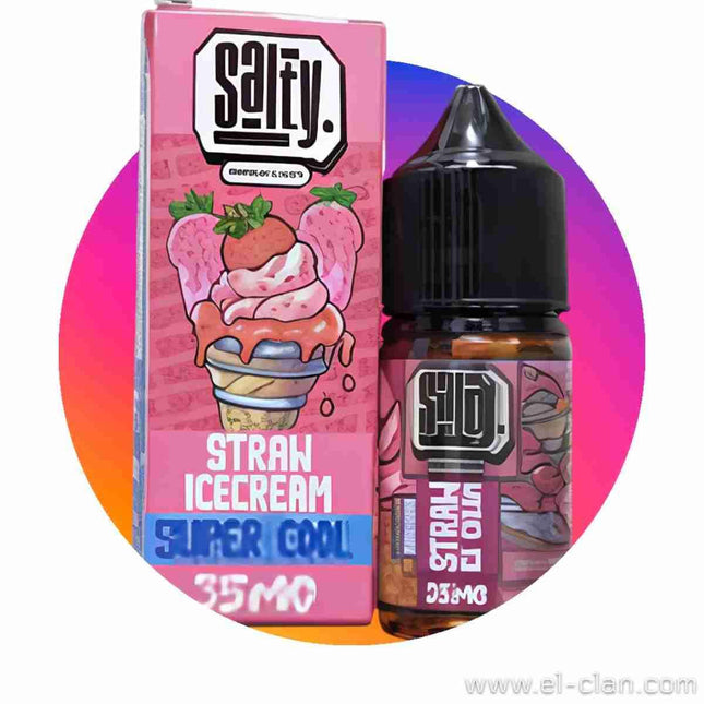 Sprinkles Salty Straw Ice Cream ايس كريم فراوله