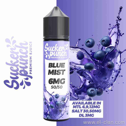 Sucker Punch Blue Mist Ice توت ساقع