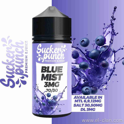 Sucker Punch Blue Mist Ice توت ساقع