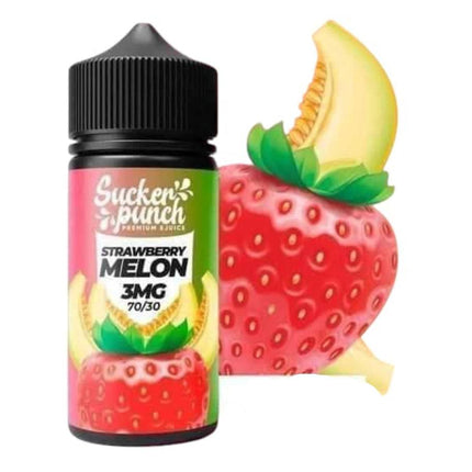 Sucker Punch Strawbery Melon Ice  فراوله كانتالوب ساقع