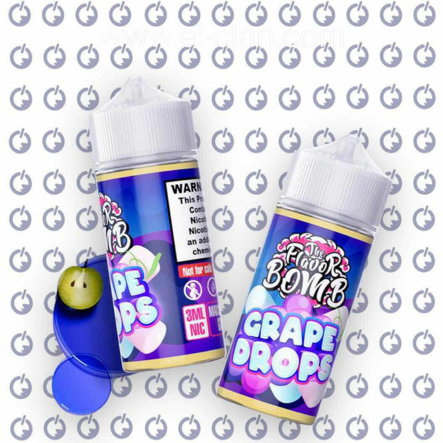 The Flavor Bomb Grape Drops عنب - The Flavor Bomb E-Juice -  الكلان فيب el-clan.