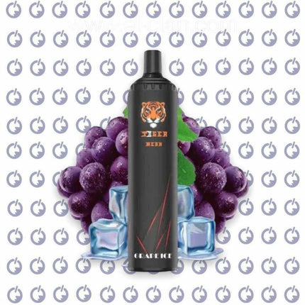 Tiger Mesh Grape Ice disposable عنب ساقع - tiger disposable -  الكلان فيب el-clan.