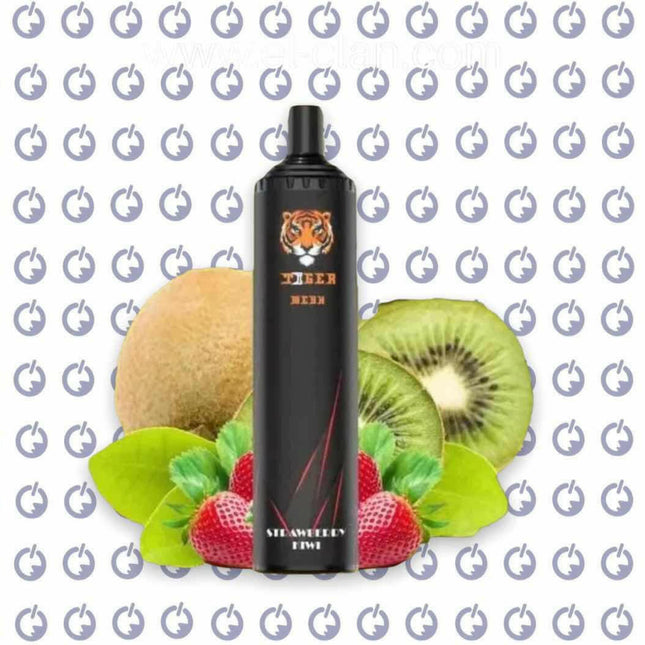 Tiger Mesh Strawberry Kiwi disposable كيوي فراوله - tiger disposable -  الكلان فيب el-clan.