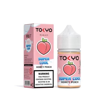 Tokyo SaltNic Super Cool Honey Peach Peach